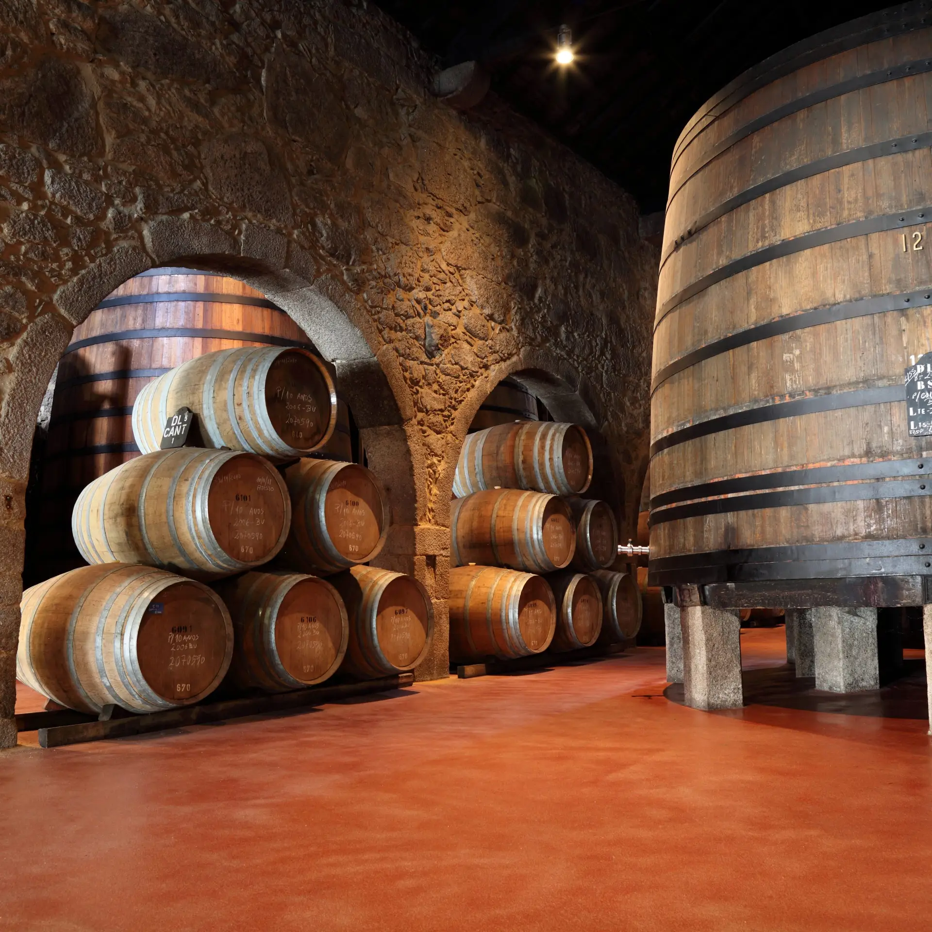 Porto wine cellar